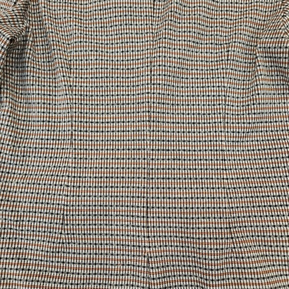 Nine West Plaid Blazer Womens Size M Single Button Dark Academia Office Preppy - Picture 6 of 10